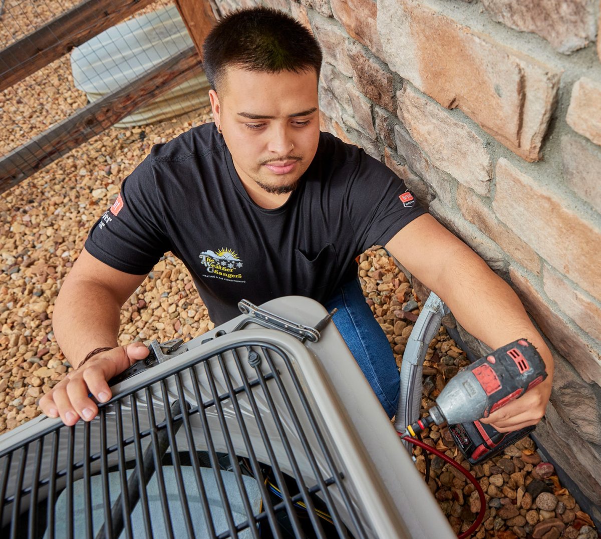 The Weather Changers at work in a Denver home